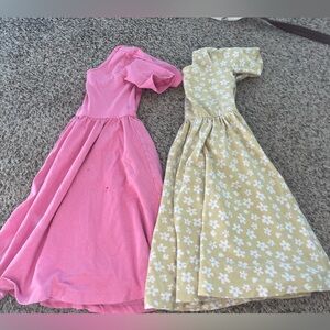 Play Alice and Ames twirl ballet dress bundle yellow flowers pink size 5